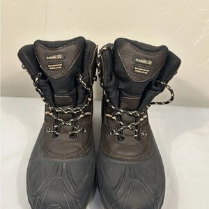 Kamik Black and Brown Winter Boots